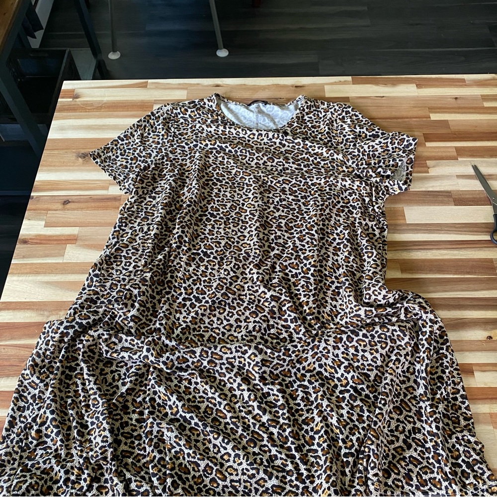 Cheetah Print Dress